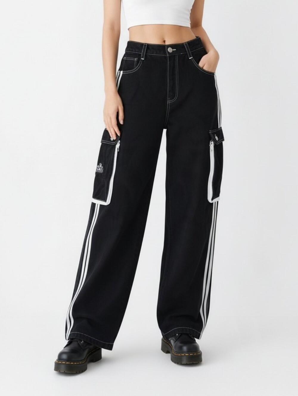 Alien Workshop Vintage 90's Cargo Track Pants Stripe Detail